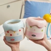 Mini trash can desktop, cute home, bedside, bedroom, multi-functional storage bucket, office desk, wastebasket Application Scenario